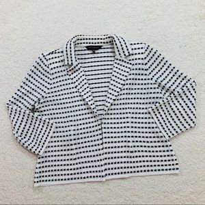 Ming wang dot print open front cardigan MP